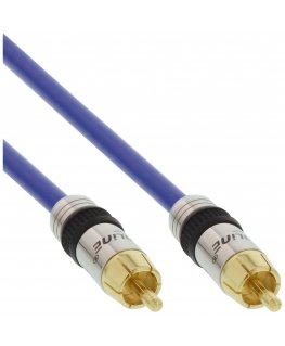 InLine 89801P komposiitvideo kaabel 1 m RCA Sinine