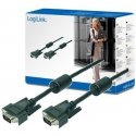 LogiLink 20m VGA M/M VGA cable VGA (D-Sub) Black LogiLink 20m VGA M/M VGA cable VGA (D-Sub) Black