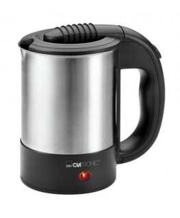 Clatronic WKR 3624 elektriskās tējkanna 0,5 L 1000 W Melns, Nerūsējošs tērauds