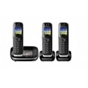 Panasonic KX-TGJ323 DECT telefons Zvanītāja ID Melns Panasonic KX-TGJ323 DECT telefons Zvanītāja ID Melns
