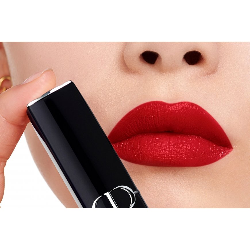 Dior Rouge Satin Refill 3,5 g 999 Siidpehme – 4
