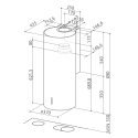 Hood Faber Cylindra Matt PLUS black Hood Faber Cylindra Matt PLUS black
