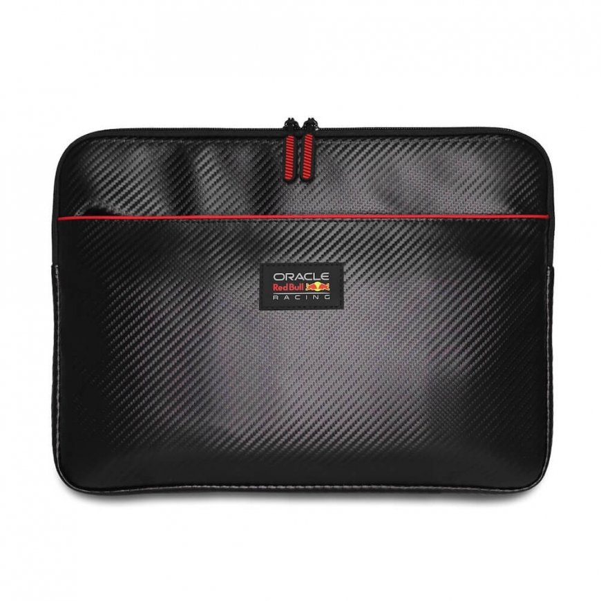 Red Bull PU Carbon Laptop Sleeve 13|14" Black
