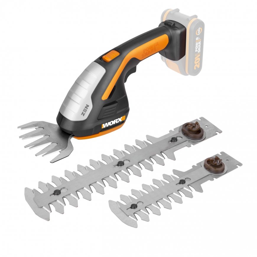 WORX WG801E.9 cordless grass shear 9.2 V Lithium-Ion (Li-Ion) Black, Orange, Silver – 2
