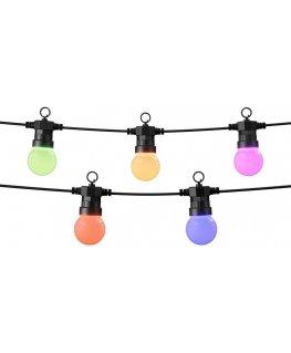 Woox Smart LED garland, colorful RGB + CCT, Wi-Fi, moisture-resistant IP65, 9m, with additional remote control