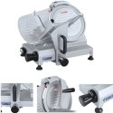 Royal Catering Sähköinen leikkele- ja juustoleikkuri teroittimella 150W halk. 250 mm Royal Catering Sähköinen leikkele- ja juustoleikkuri teroittimella 150W halk. 250 mm