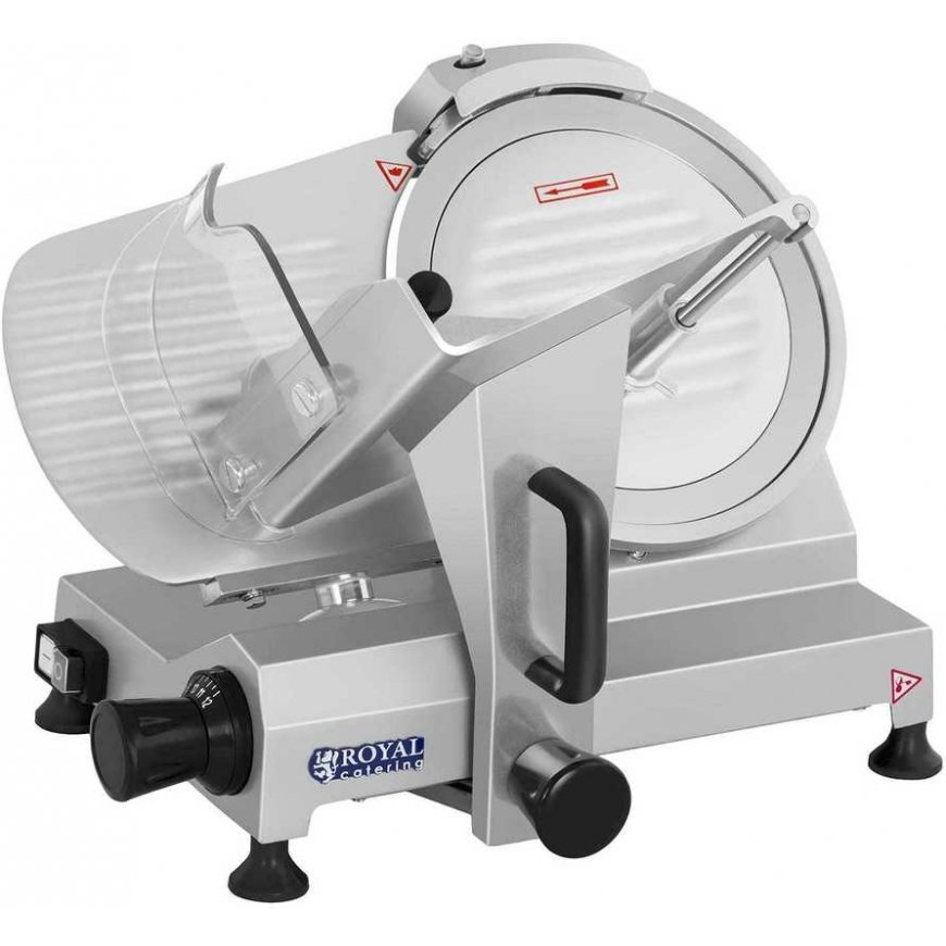 Royal Catering Electric cold meat and cheese slicer with sharpener 150W dia. 250 mm – 2