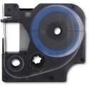 QOLTEC 50230 Kutisteputki DYMO D1/DM1 12mm x 1,5m Valkoinen Musta päällepainatus