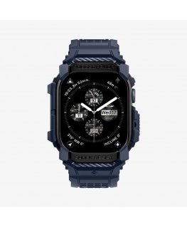Spigen Rugged Armor Pro Korpusas + dirželis Navy Termoplastinis poliuretanas (TPU)
