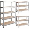 Metal storage shelf 180 x 90 x 40 Humberg 4846