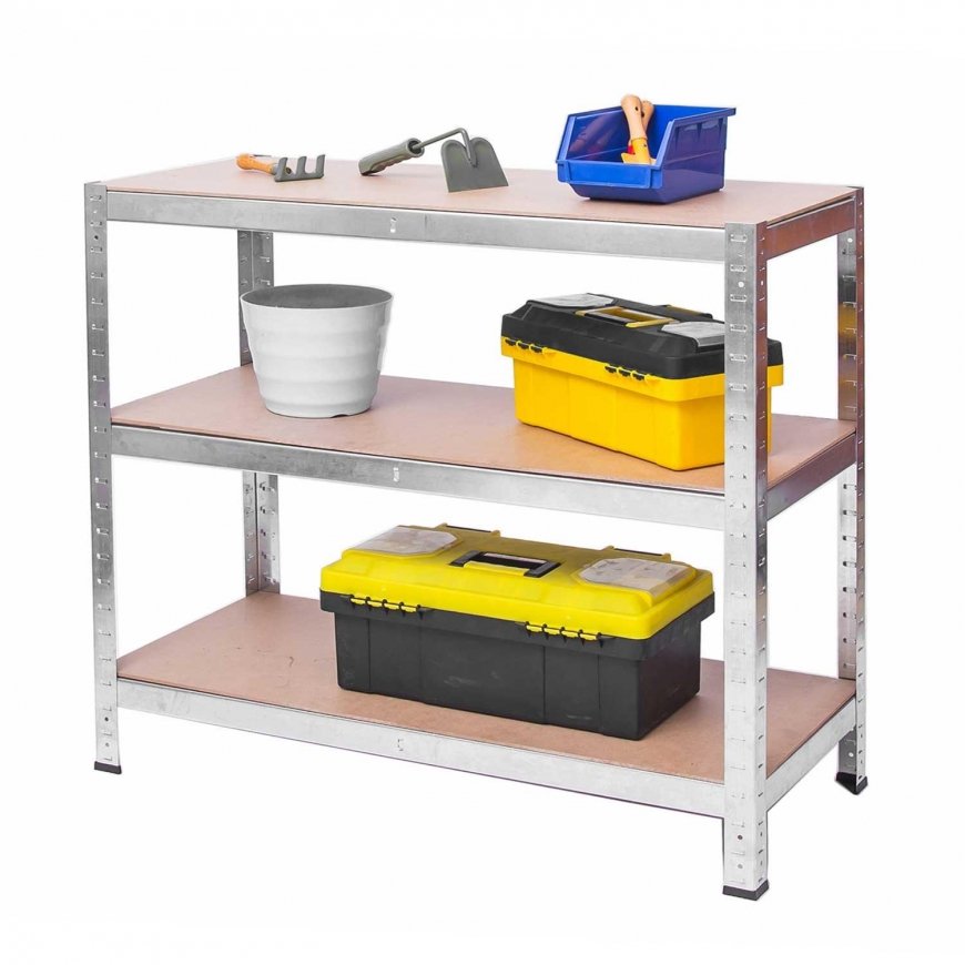 Metal storage shelf 180 x 90 x 40 Humberg 4846 – 3