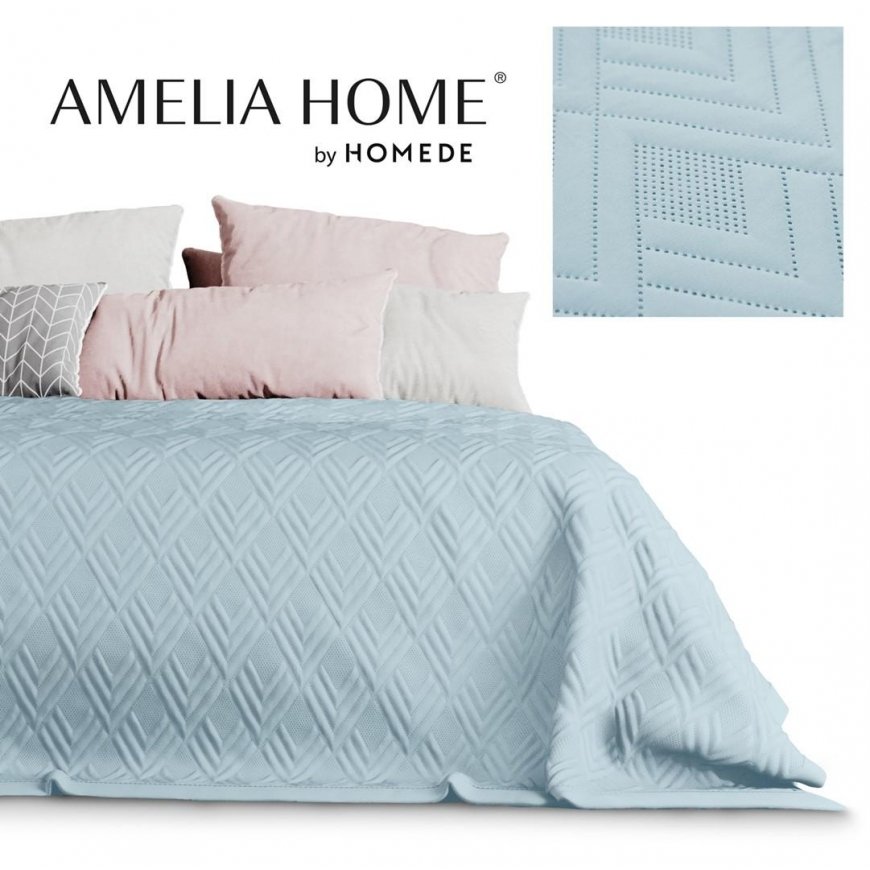 AmeliaHome Bedspread BABYBLUE 260x280 – 2
