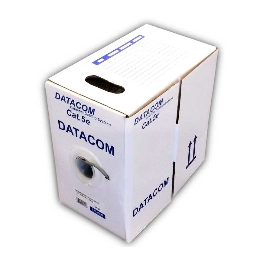 DATACOM UTP johto CAT5E PVC, Eca 305m laatikko harmaa – 3