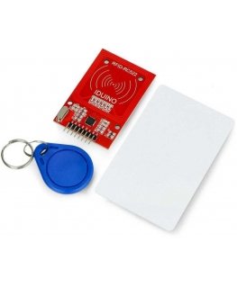 RF522 RC522 13,56 MHz SPI + kortti ja avaimenperä - punainen - Iduino ME138