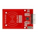 RF522 RC522 13.56MHz SPI + Card and Keychain - Red - Iduino ME138