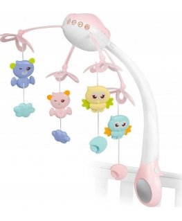 Ricokids Lova mobilusis su projektoriumi RK-813 rožinė