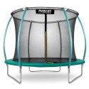10 ft / 312 cm profiled garden trampoline with Neo-Sport inner net