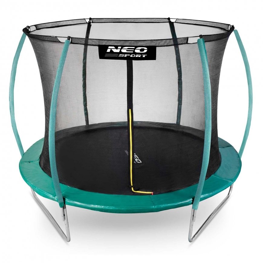 10 ft / 312 cm profiled garden trampoline with Neo-Sport inner net – 5
