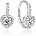 Beneto Romantic Heart-Shaped Earrings AGUC1299DL Beneto Romantic Heart-Shaped Earrings AGUC1299DL