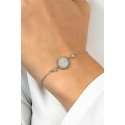 Brilio Silver Daili silver bracelet with zircons BR37W Brilio Silver Daili silver bracelet with zircons BR37W