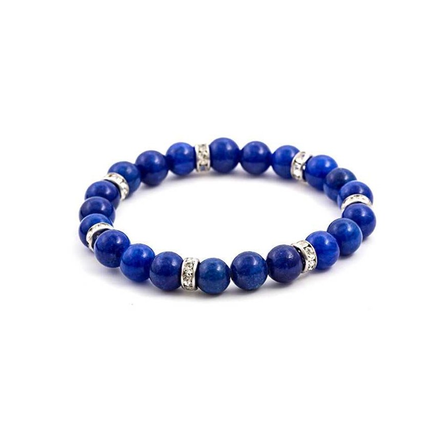 Beneto Mėlyna jade bead bracelet MINK71 / 18