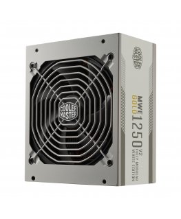 Cooler Master MWE Gold 1250 - V2 ATX 3.0 White Version barošanas avotu vienība 1250 W 24-pin ATX Balts