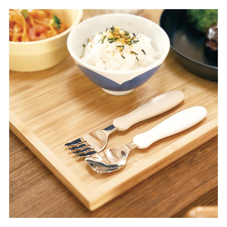 Cutlery EDISONmama, from 18 months. MANGO/PEACH, KJ2831 – 2