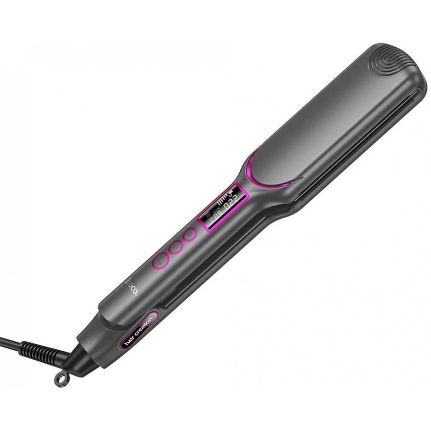 HOCO electric hair straightener with digital display HP42 gray – 4