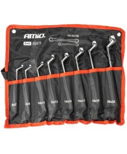 Amio Open-end wrench set 6-22 mm 8 pcs