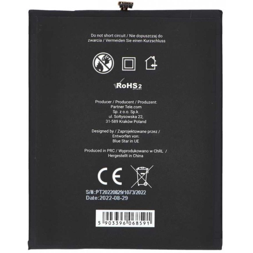 Baterija Partner Tele.com Akumuliatorius Samsung Galaxy A20 / A30S / A50 4000 mAh Li-Ion Blue Star PREMIUM – 3