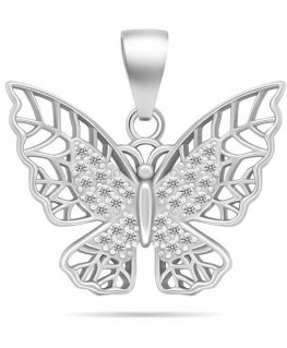 Brilio Silver Brilio Silver Charming silver pendant Butterfly PT34W