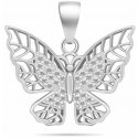 Brilio Silver Brilio Silver Viehättävä hopeariipus Butterfly PT34W Brilio Silver Brilio Silver Viehättävä hopeariipus Butterfly PT34W