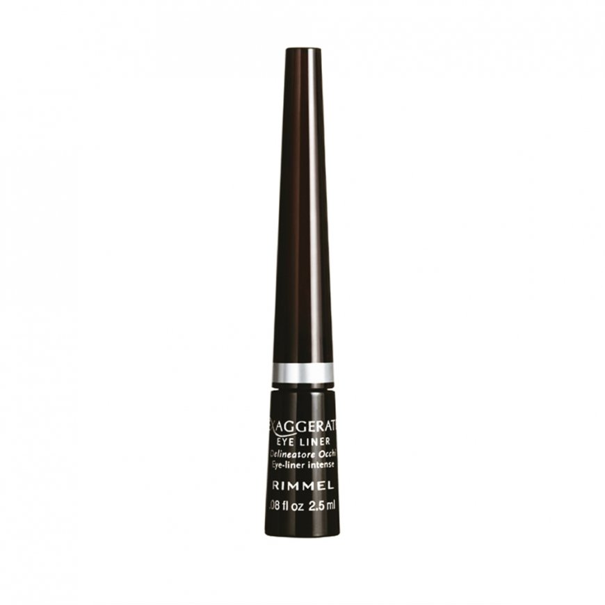 Rimmel Exaggerate Liquid akių kontūro pieštukas 2,5 ml Skystis 001 Black