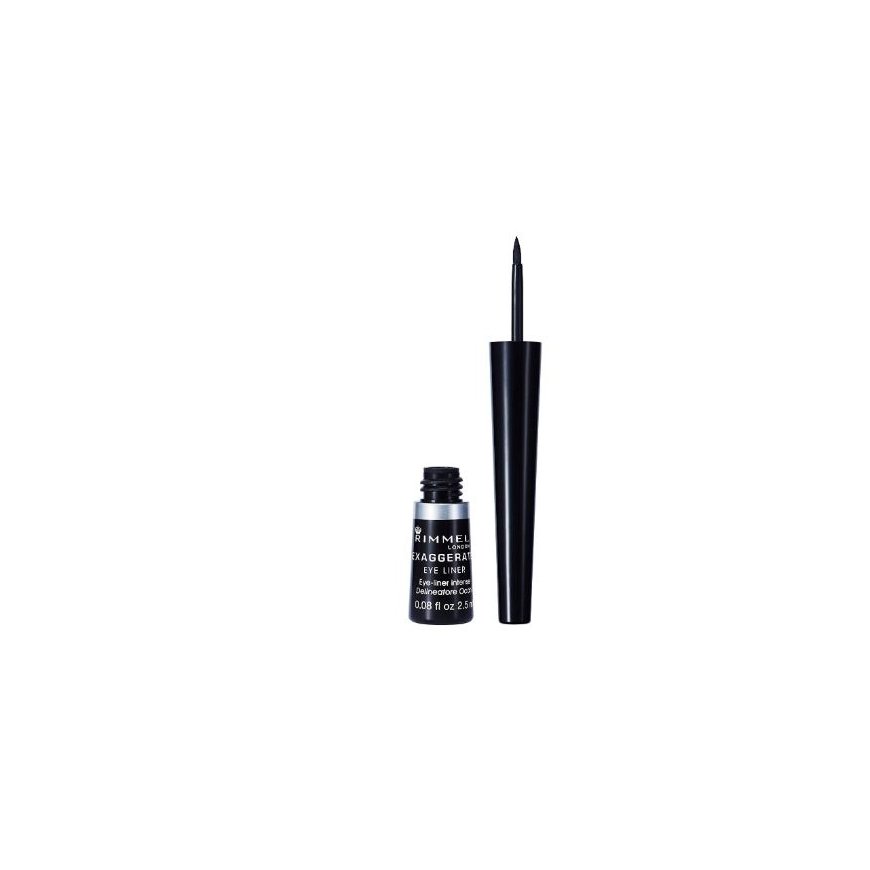 Rimmel Exaggerate Liquid подводка для глаз 2,5 ml Жидкий 001 Black – 2