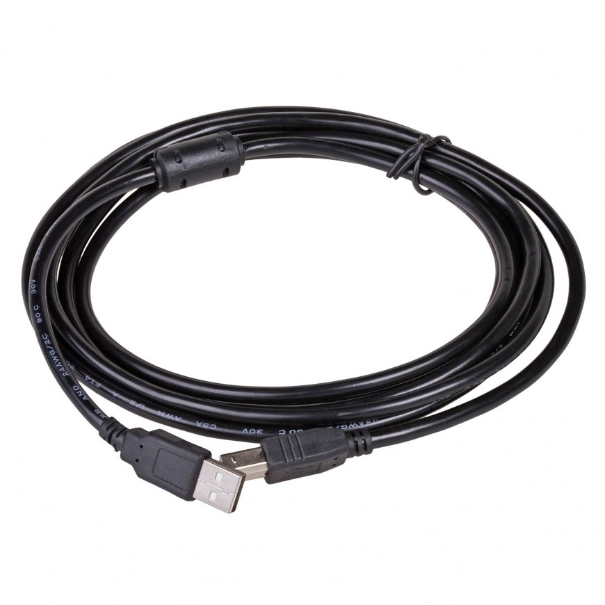 Akyga AK-USB-12 USB-kaabel USB 2.0 3 m USB A USB B Must – 3
