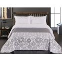 DecoKing Bedspread WH + Grey 260x280 DecoKing Bedspread WH + Grey 260x280