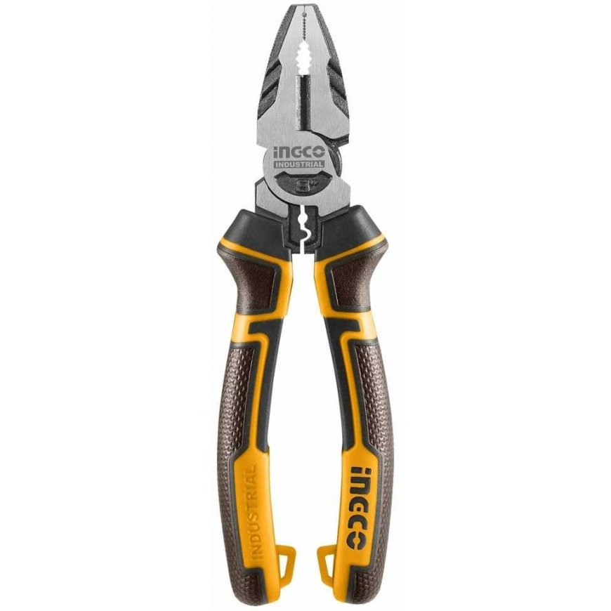Ingco HHCP28200 Side Cutting Pliers with large lever, 8"/200mm, Crv