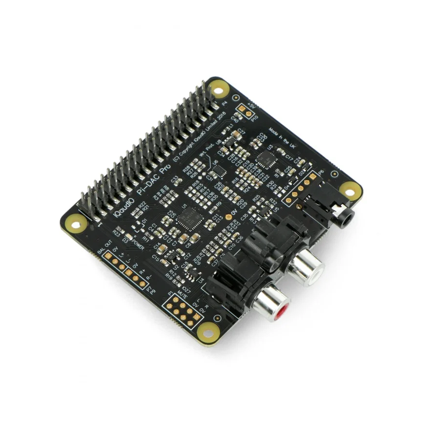 IQaudIO DAC+ - sound card for Raspberry Pi 4B/3B+/3B