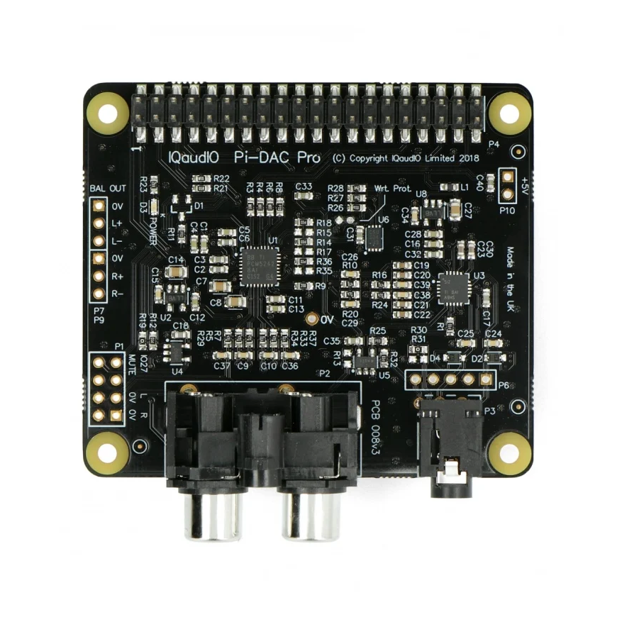 IQaudIO DAC+ - garso plokštė Raspberry Pi 4B/3B+/3B – 2