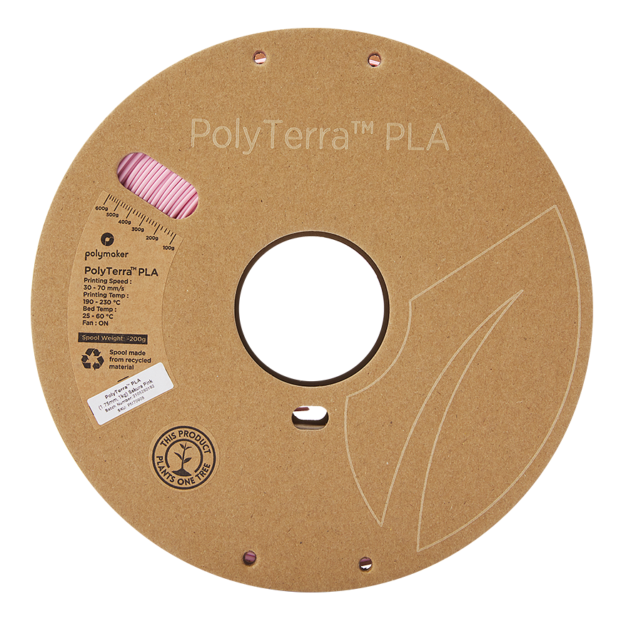 Polymaker PolyTerra PLA - 1kg - 1,75mm - Sakura Pink – 4