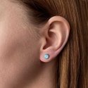 Evolution Group Silver earrings with light blue synthetic opal 11001.3 lt.blue Evolution Group Silver earrings with light blue synthetic opal 11001.3 lt.blue