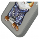 Nimmy Apple iPhone 16 Pro 6,3" puhelinkuori harmaa Lasit Cool Cat Nimmy Apple iPhone 16 Pro 6,3" puhelinkuori harmaa Lasit Cool Cat