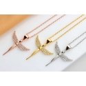 Brilio Silver Charming silver necklace Angel with zircons NCL132W Brilio Silver Charming silver necklace Angel with zircons NCL132W