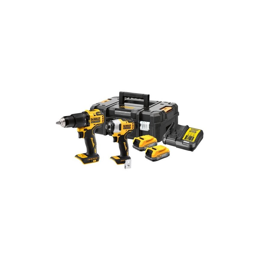DeWALT DCK2062E2T-QW elektroinstrumentu komplekts (combo) Baterija