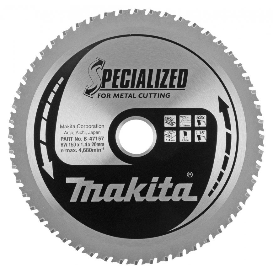 Makita B-47167 griezējdisks disku zāģiem 1