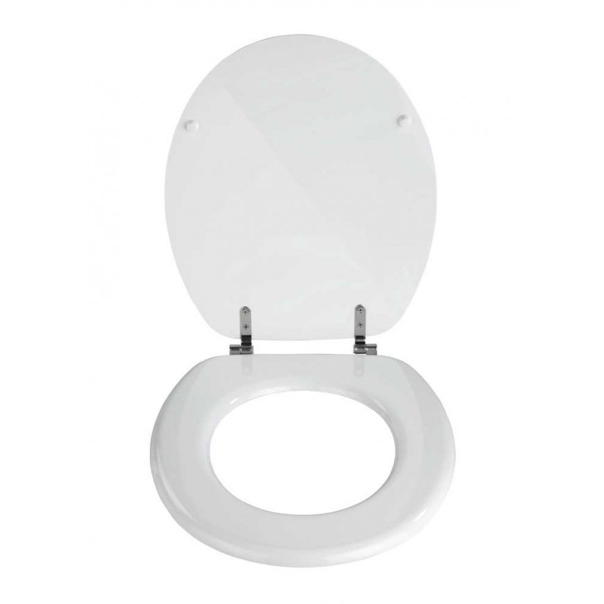 WENKO 154008100 Жесткий стульчак МДФ Белый – 2