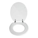 WENKO 154008100 Hard toilet seat MDF White WENKO 154008100 Hard toilet seat MDF White