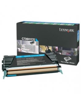 Lexmark C736H1CG tonerio kasetė 1 vnt Originalus Žydras