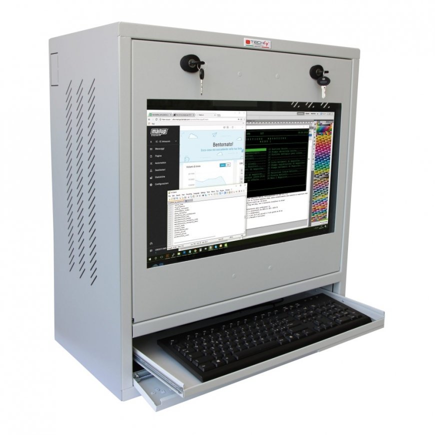Techly ICRLIM10SV püstik Seinale monteeritav riiul Hall – 2