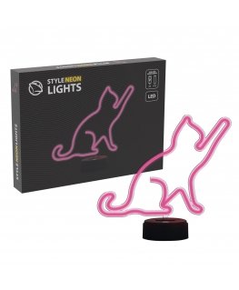 Manta SNL80PK LED lamp Light decoration Cat 2 pink